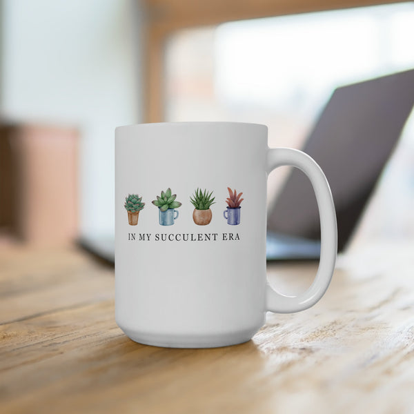 In My Succulent Era Mug, 15oz