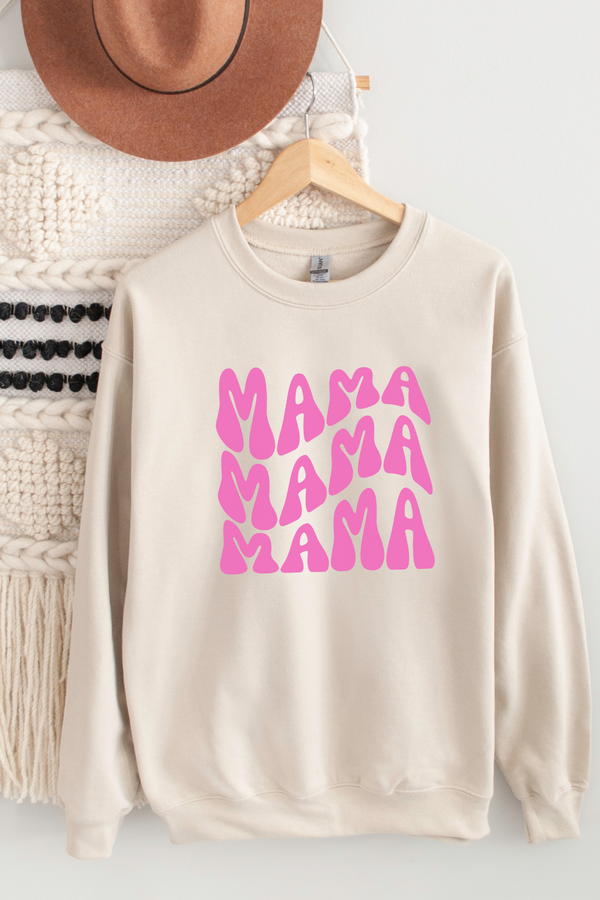 Mama Wave Sweatshirt, Pink