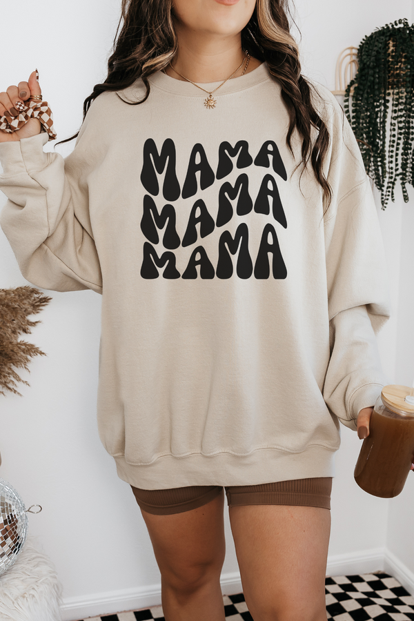 Mama Wave Sweatshirt, Black