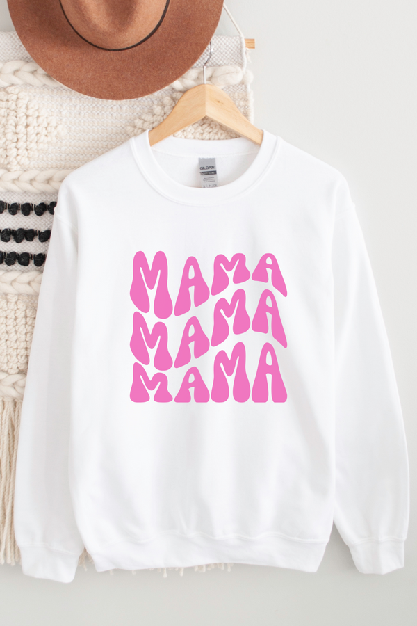 Mama Wave Sweatshirt, Pink